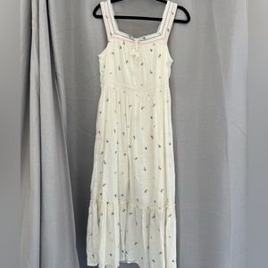 Embroidered flower dress